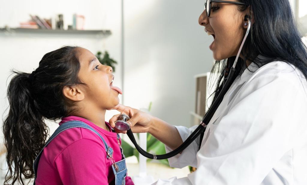 Kids rarely get sick on schedule