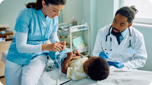 In-house EKG services available at select locations